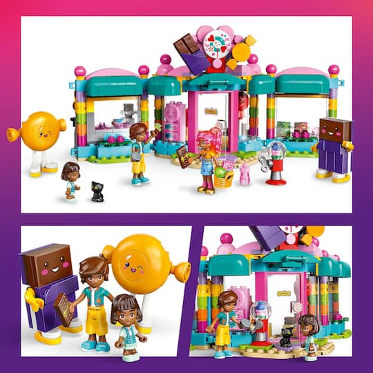 LEGO® Friends Heartlake City Candy Store Pretend-Play Set, Role-Play Toy 42649